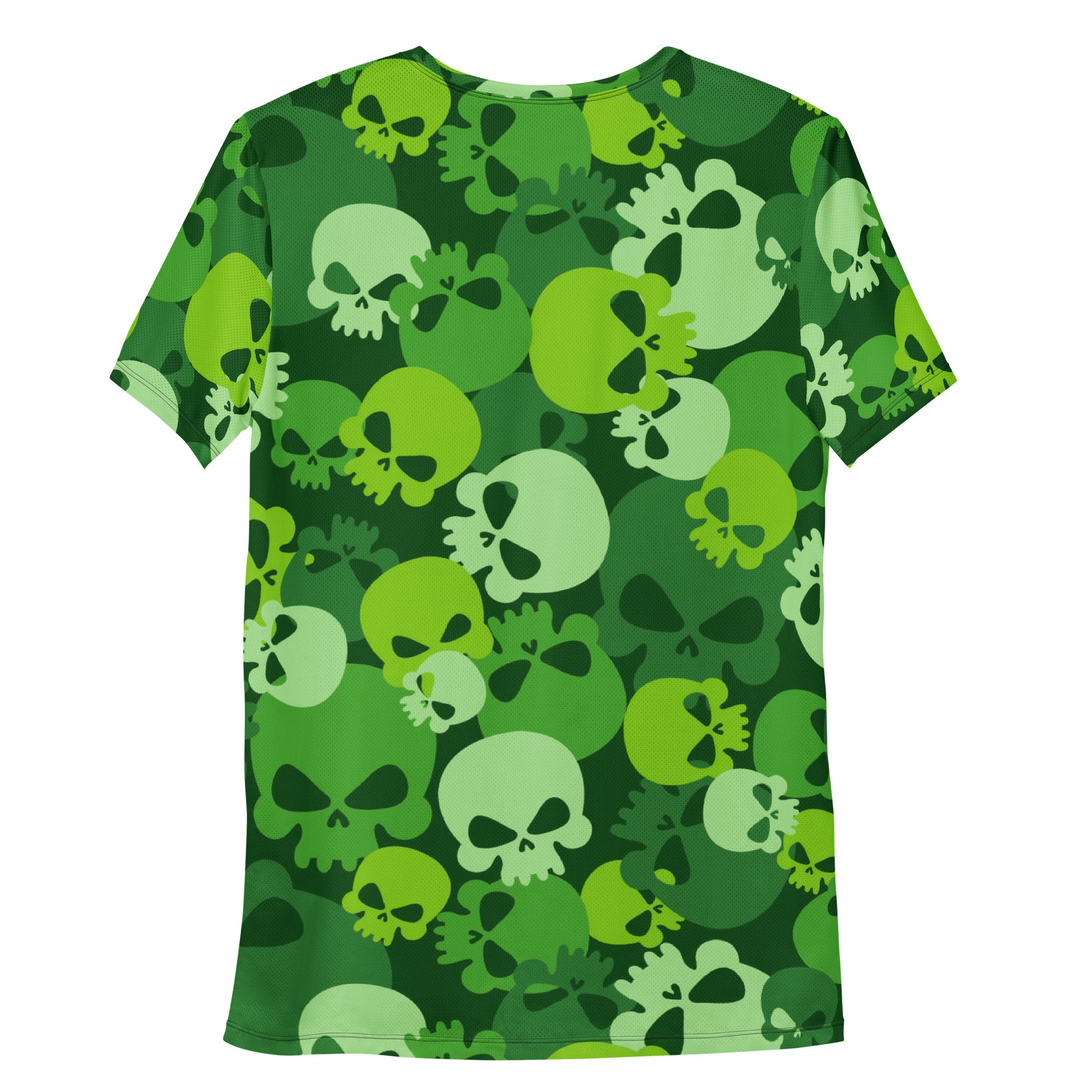 Green Skull Sport-T-Shirt für Herren Sport T-Shirt JLR Design