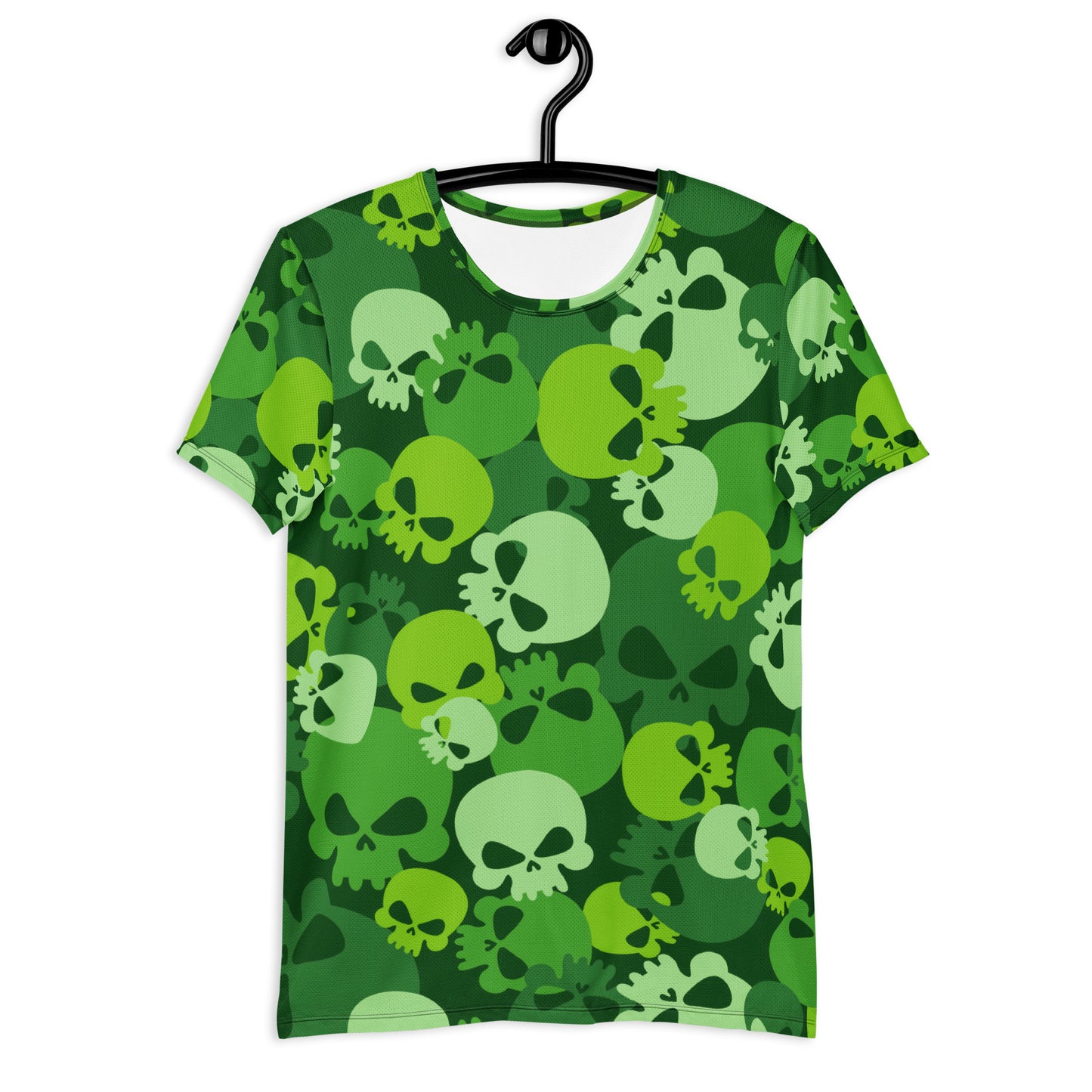 Green Skull Sport-T-Shirt für Herren Sport T-Shirt JLR Design