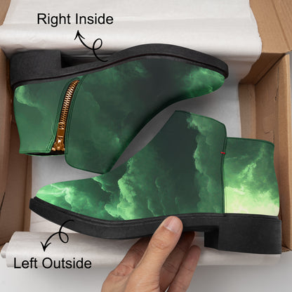 Green Thunder elegante Reißverschluss-Stiefeletten Stiefeletten JLR Design