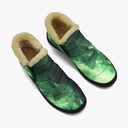 Green Thunder Faux Fur Slipper Slipper JLR Design