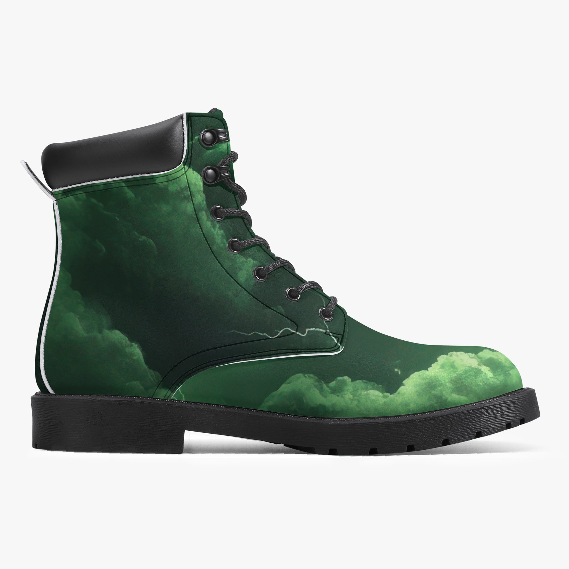 Green Thunder Leder Boots | Stylische und Warme Winterstiefel Boots JLR Design