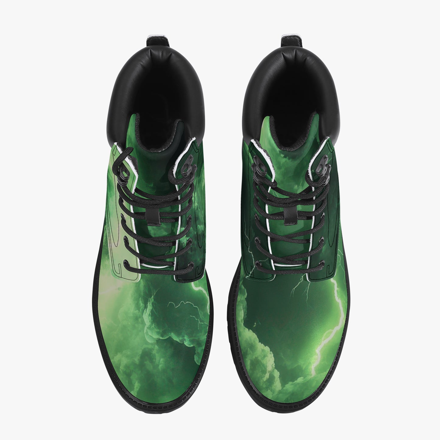 Green Thunder Leder Boots | Stylische und Warme Winterstiefel Boots JLR Design