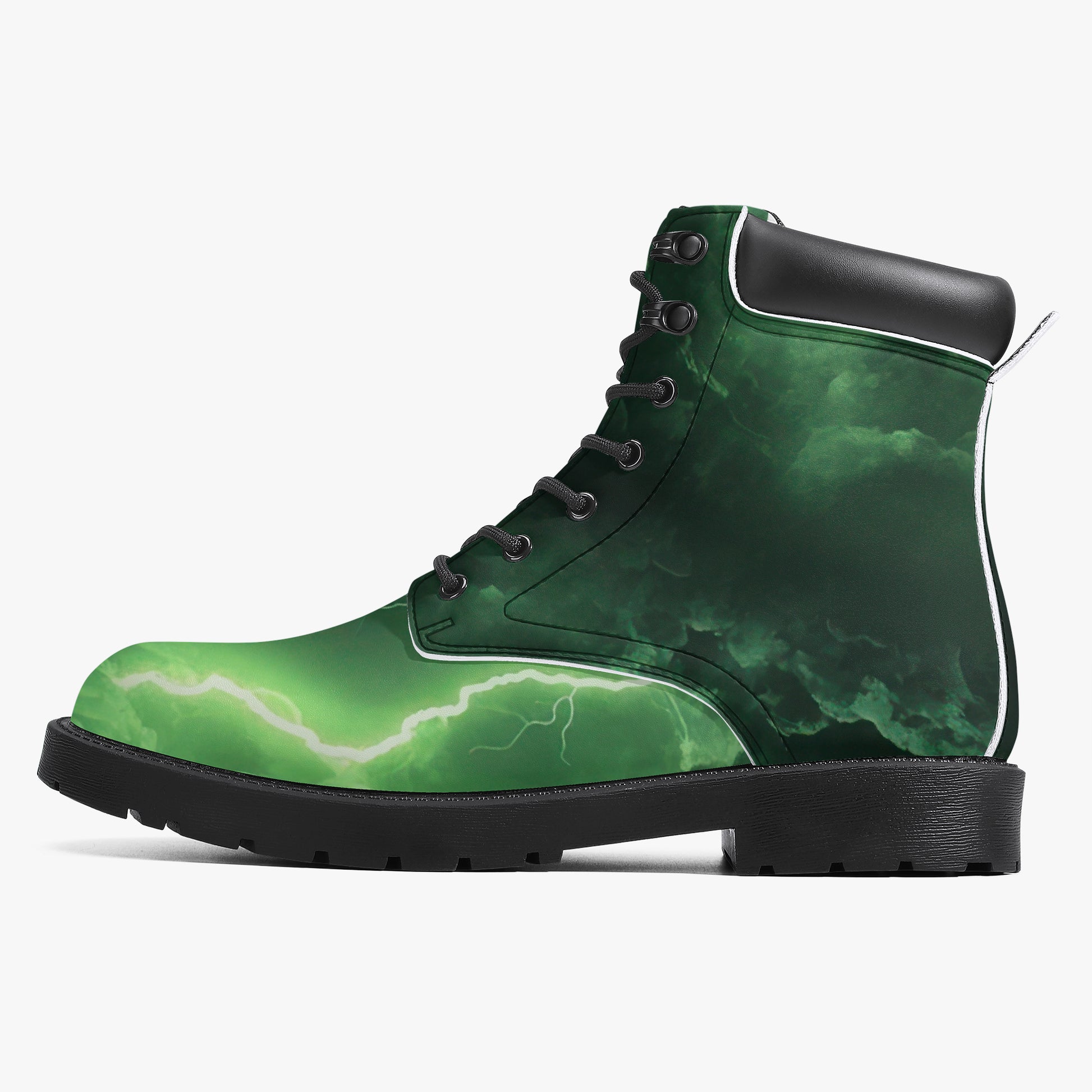 Green Thunder Leder Boots | Stylische und Warme Winterstiefel Boots JLR Design
