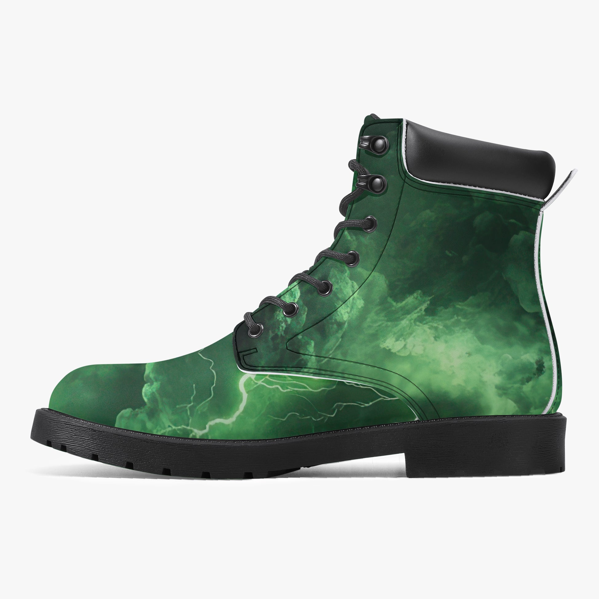 Green Thunder Leder Boots | Stylische und Warme Winterstiefel Boots JLR Design