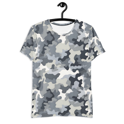 Grey Camouflage v1 Sport-T-Shirt für Herren Sport T-Shirt JLR Design