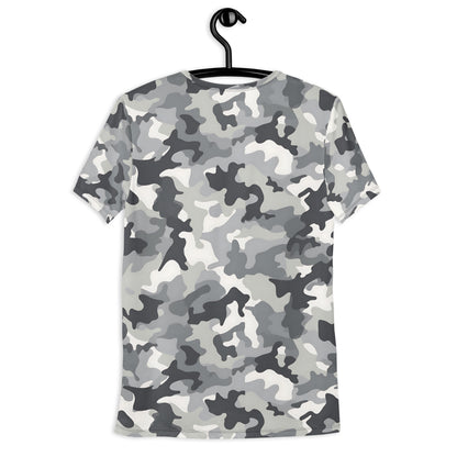 Grey Camouflage v2 Sport-T-Shirt für Herren Sport T-Shirt JLR Design