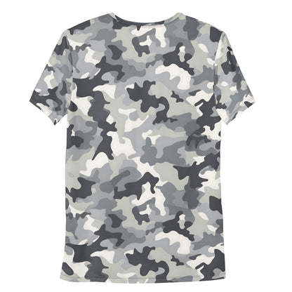 Grey Camouflage v2 Sport-T-Shirt für Herren Sport T-Shirt JLR Design