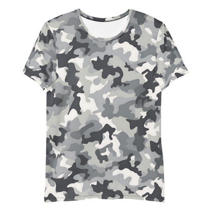 Grey Camouflage v2 Sport-T-Shirt für Herren Sport T-Shirt JLR Design