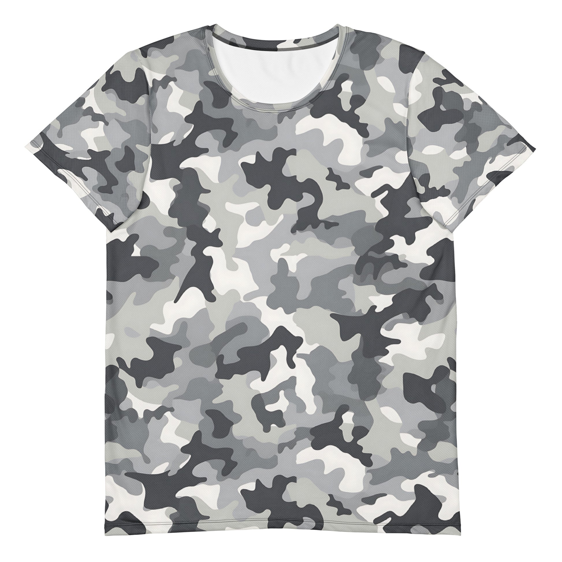 Grey Camouflage v2 Sport-T-Shirt für Herren Sport T-Shirt JLR Design