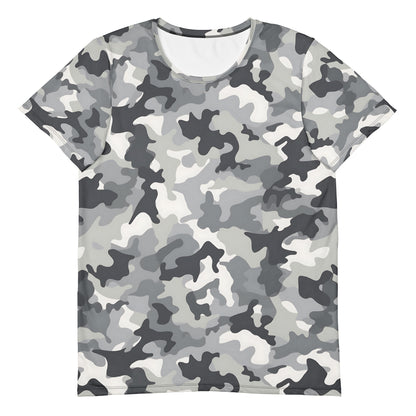 Grey Camouflage v2 Sport-T-Shirt für Herren Sport T-Shirt JLR Design