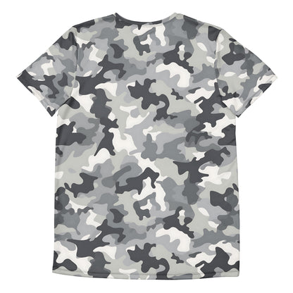 Grey Camouflage v2 Sport-T-Shirt für Herren Sport T-Shirt JLR Design