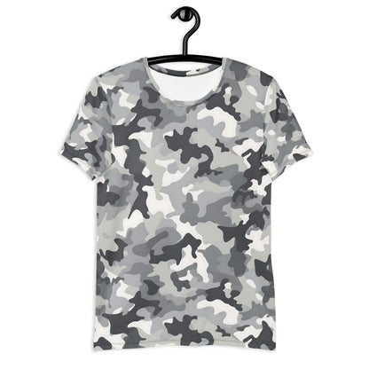 Grey Camouflage v2 Sport-T-Shirt für Herren Sport T-Shirt JLR Design