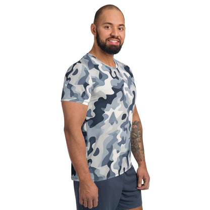 Grey Camouflage v3 Sport-T-Shirt für Herren Sport T-Shirt JLR Design