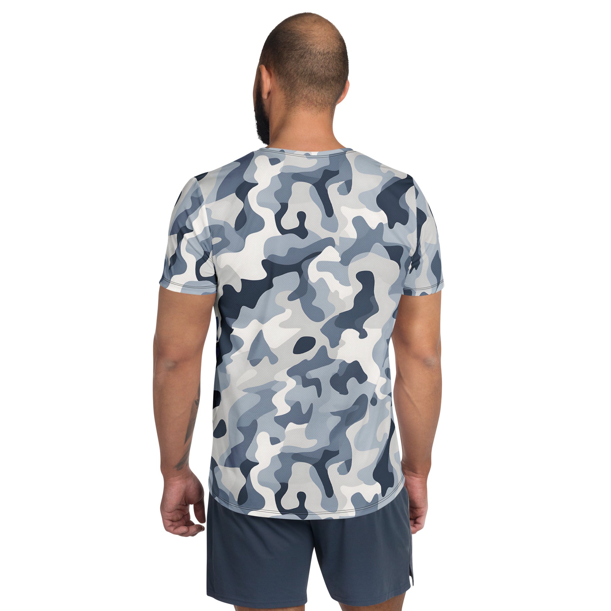 Grey Camouflage v3 Sport-T-Shirt für Herren Sport T-Shirt JLR Design
