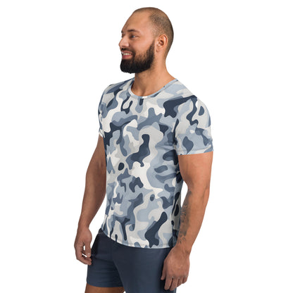 Grey Camouflage v3 Sport-T-Shirt für Herren Sport T-Shirt JLR Design