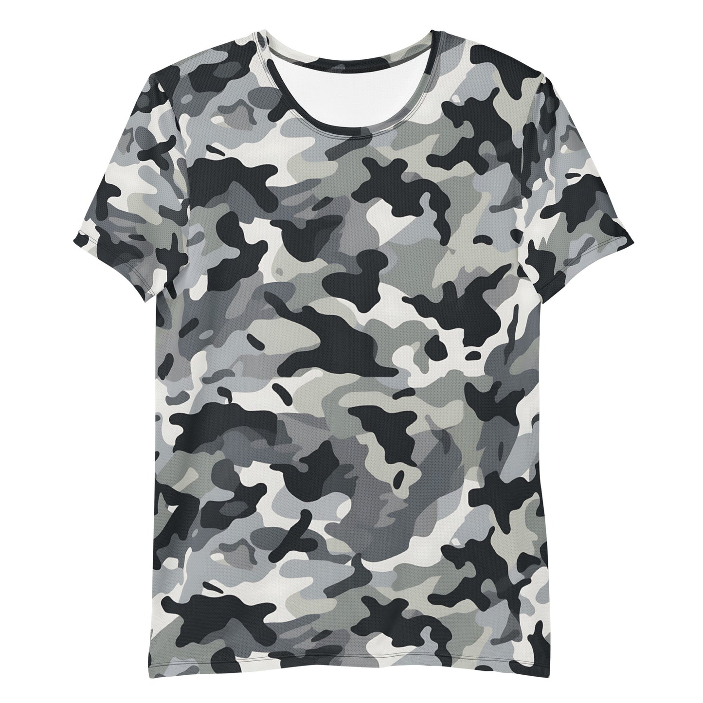 Grey Camouflage v4 Sport-T-Shirt für Herren Sport T-Shirt JLR Design