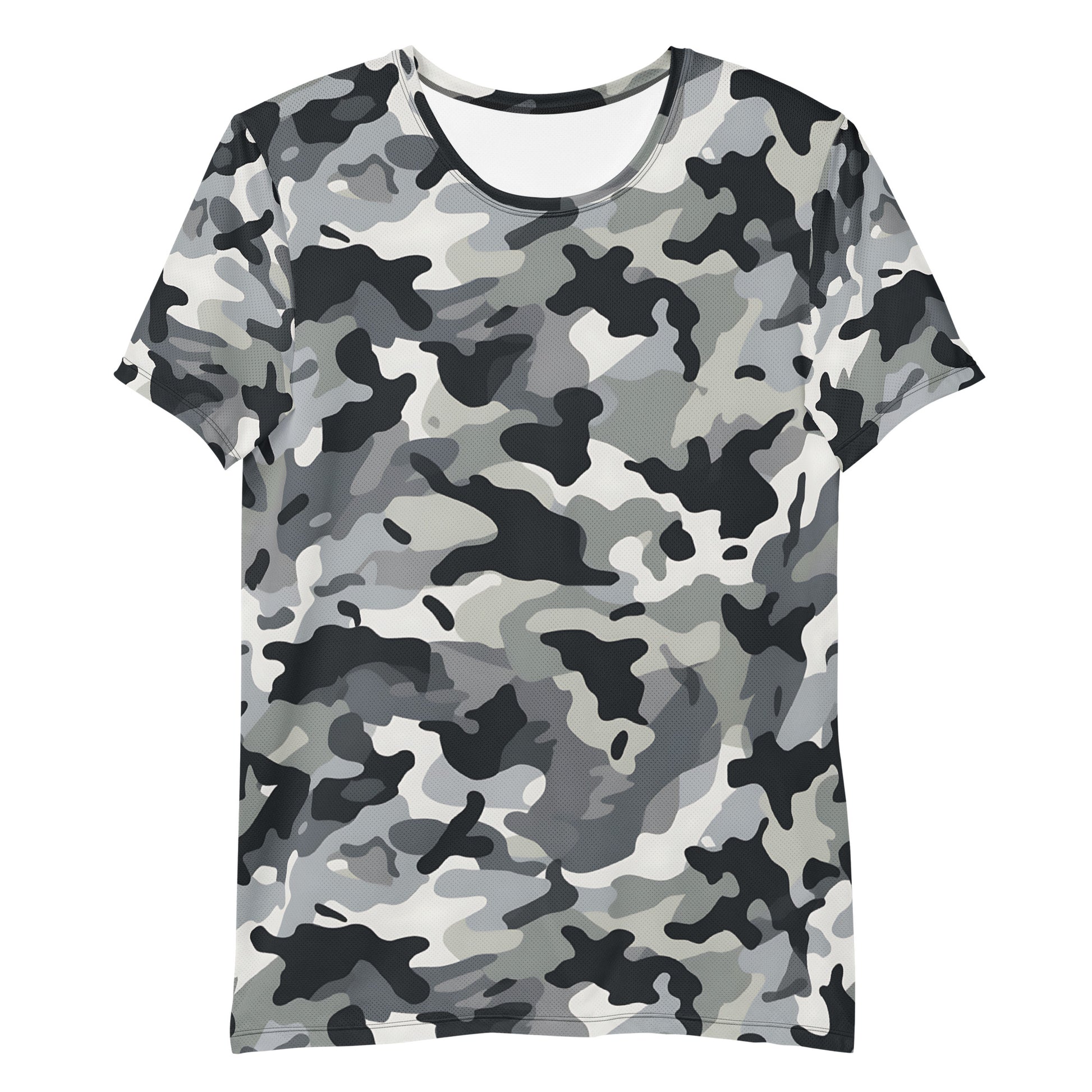 Grey Camouflage v4 Sport-T-Shirt für Herren Sport T-Shirt JLR Design