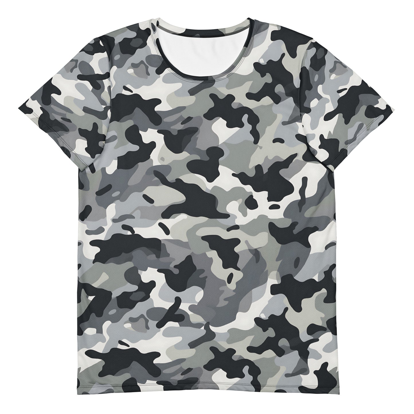 Grey Camouflage v4 Sport-T-Shirt für Herren Sport T-Shirt JLR Design