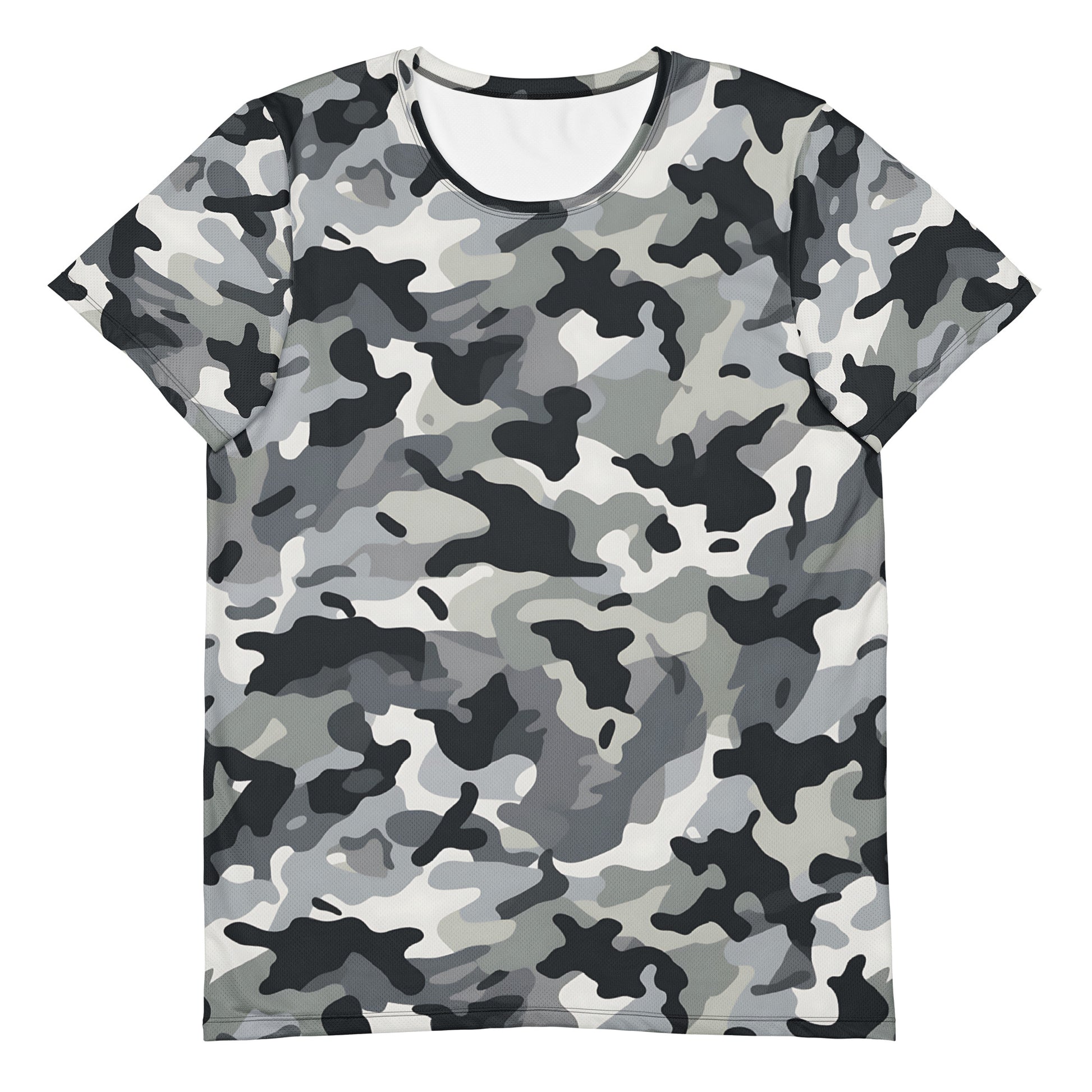 Grey Camouflage v4 Sport-T-Shirt für Herren Sport T-Shirt JLR Design