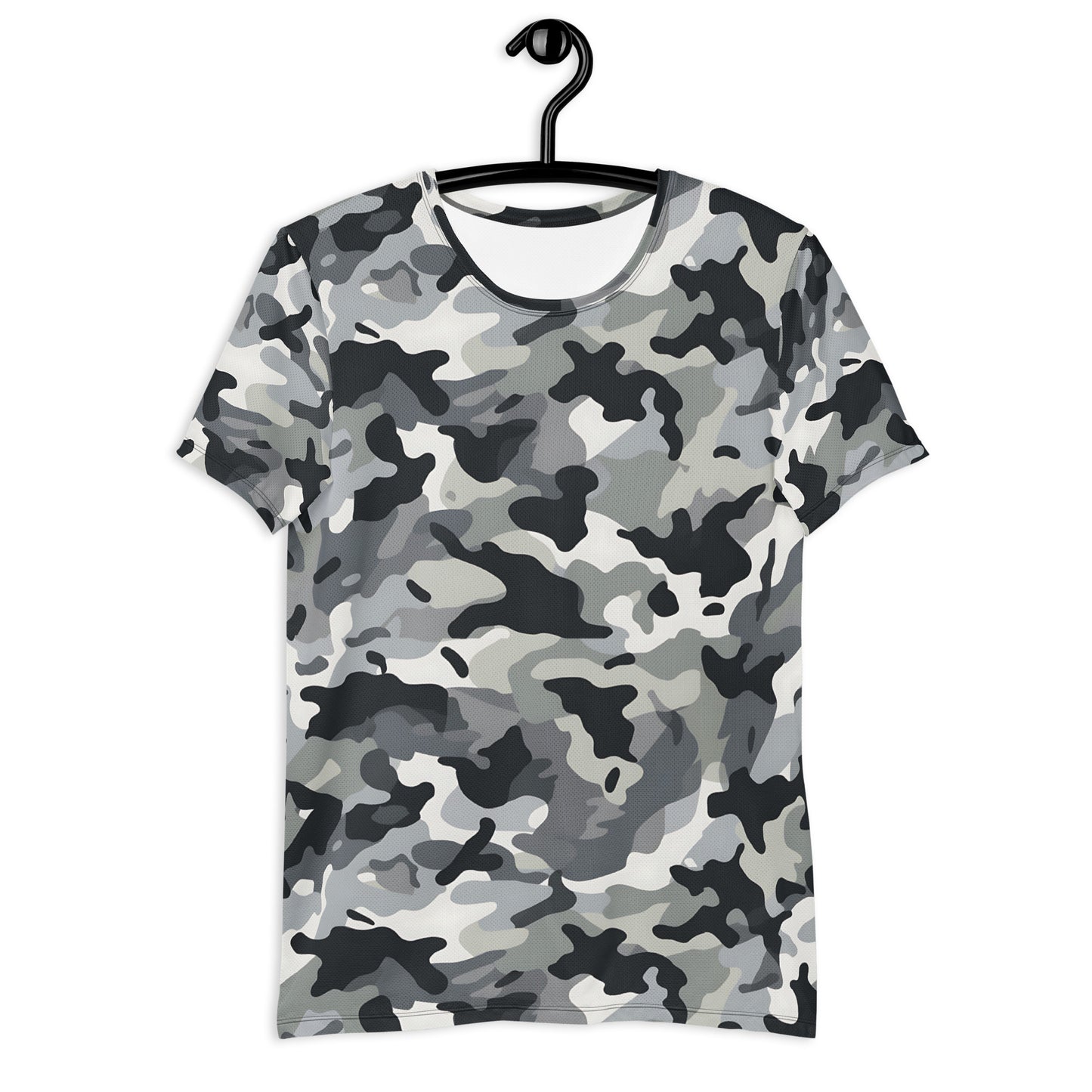 Grey Camouflage v4 Sport-T-Shirt für Herren Sport T-Shirt JLR Design