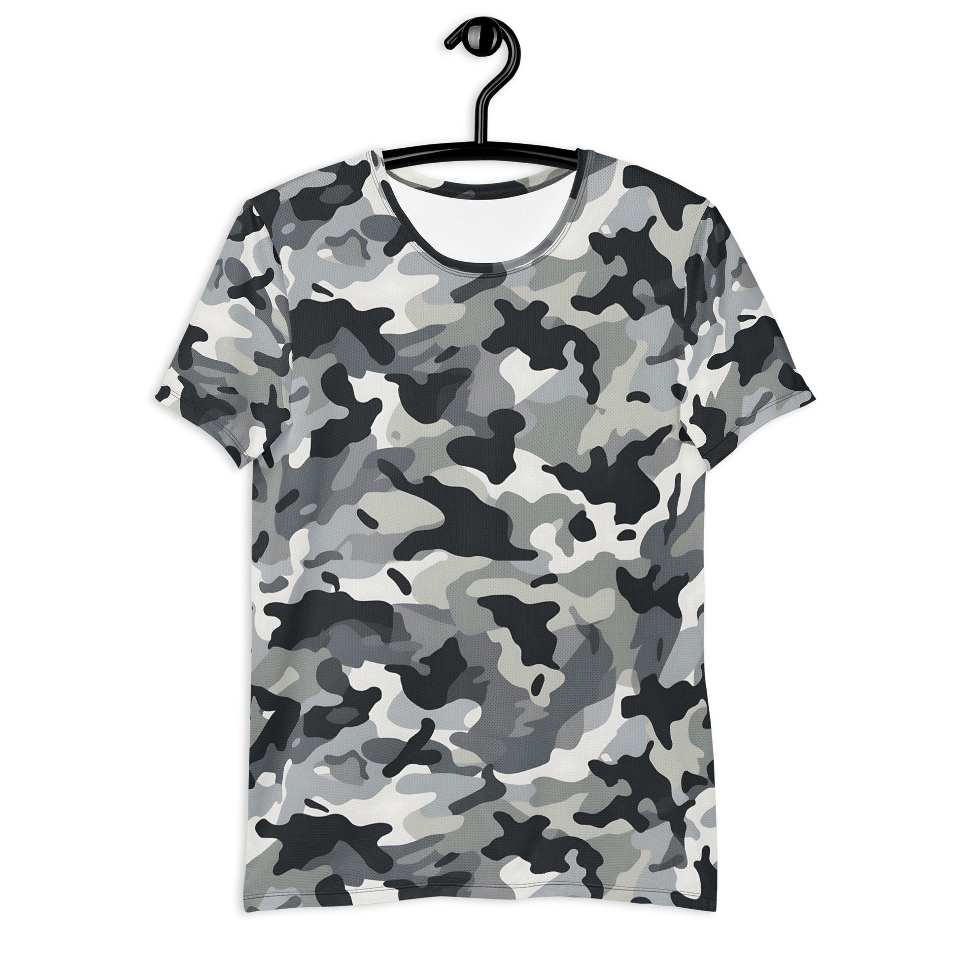 Grey Camouflage v4 Sport-T-Shirt für Herren Sport T-Shirt JLR Design