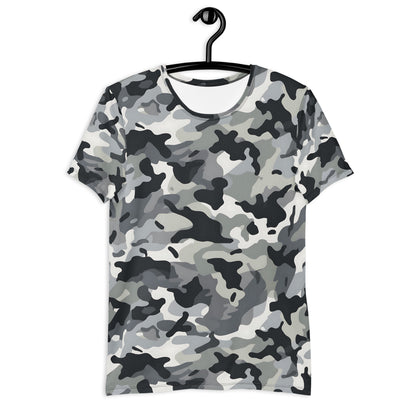 Grey Camouflage v4 Sport-T-Shirt für Herren Sport T-Shirt JLR Design