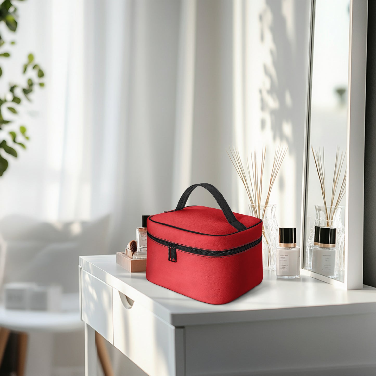 Große Kosmetiktasche - Alizarinrot Kosmetiktasche JLR Design