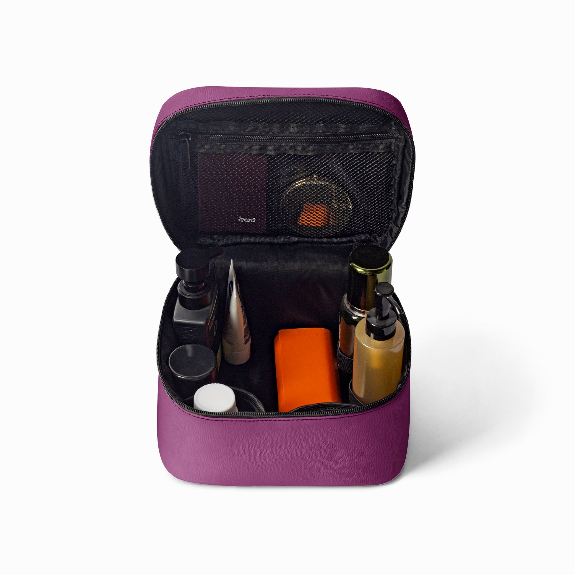 Große Kosmetiktasche - Aubergine Kosmetiktasche JLR Design