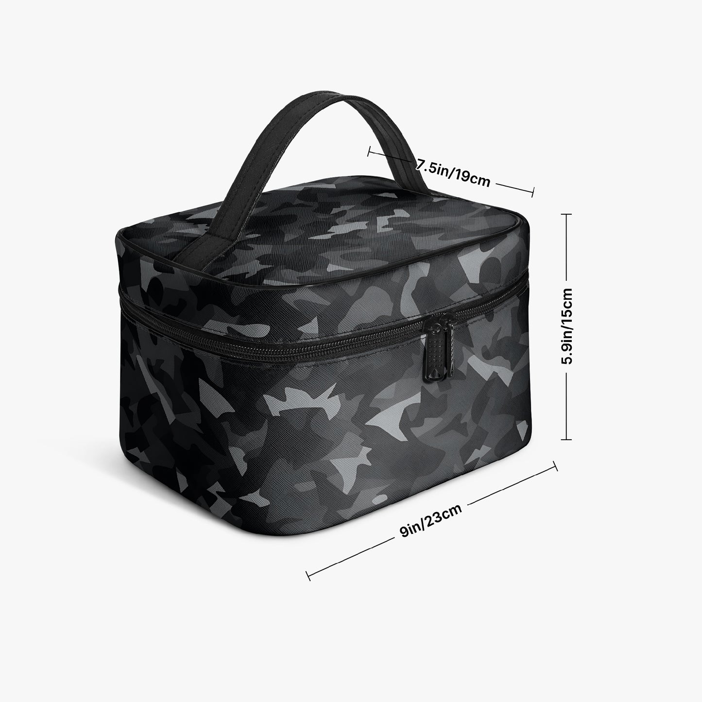 Große Kosmetiktasche - Black Camouflage v3 Kosmetiktasche JLR Design