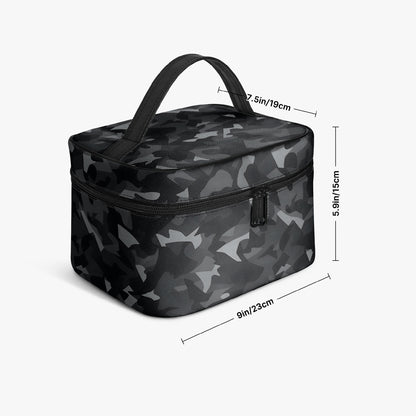 Große Kosmetiktasche - Black Camouflage v3 Kosmetiktasche JLR Design