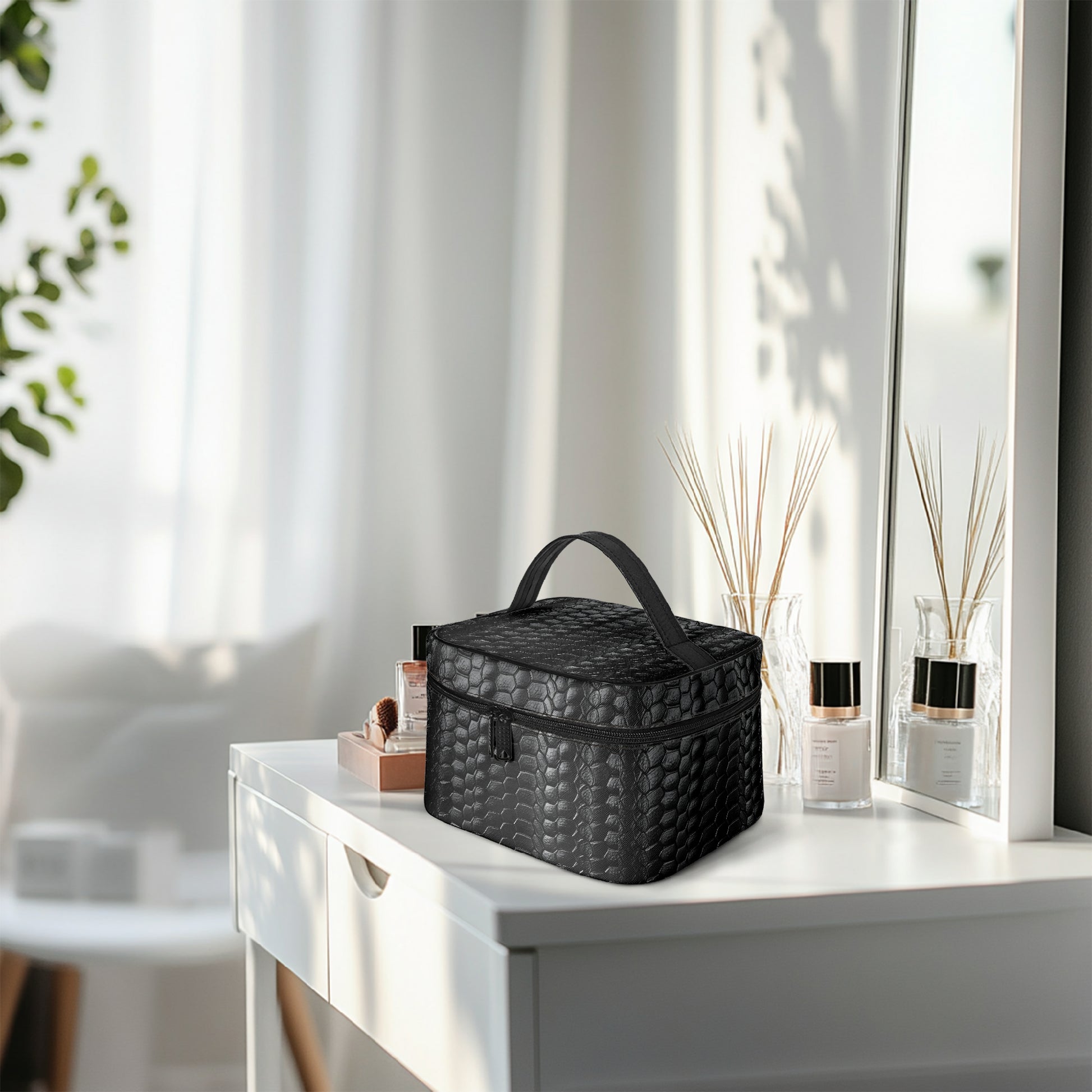 Große Kosmetiktasche - Black Snake Kosmetiktasche JLR Design