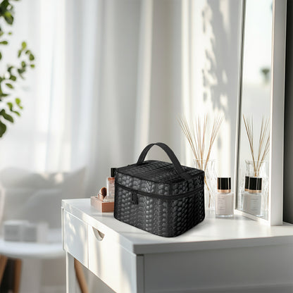 Große Kosmetiktasche - Black Snake Kosmetiktasche JLR Design