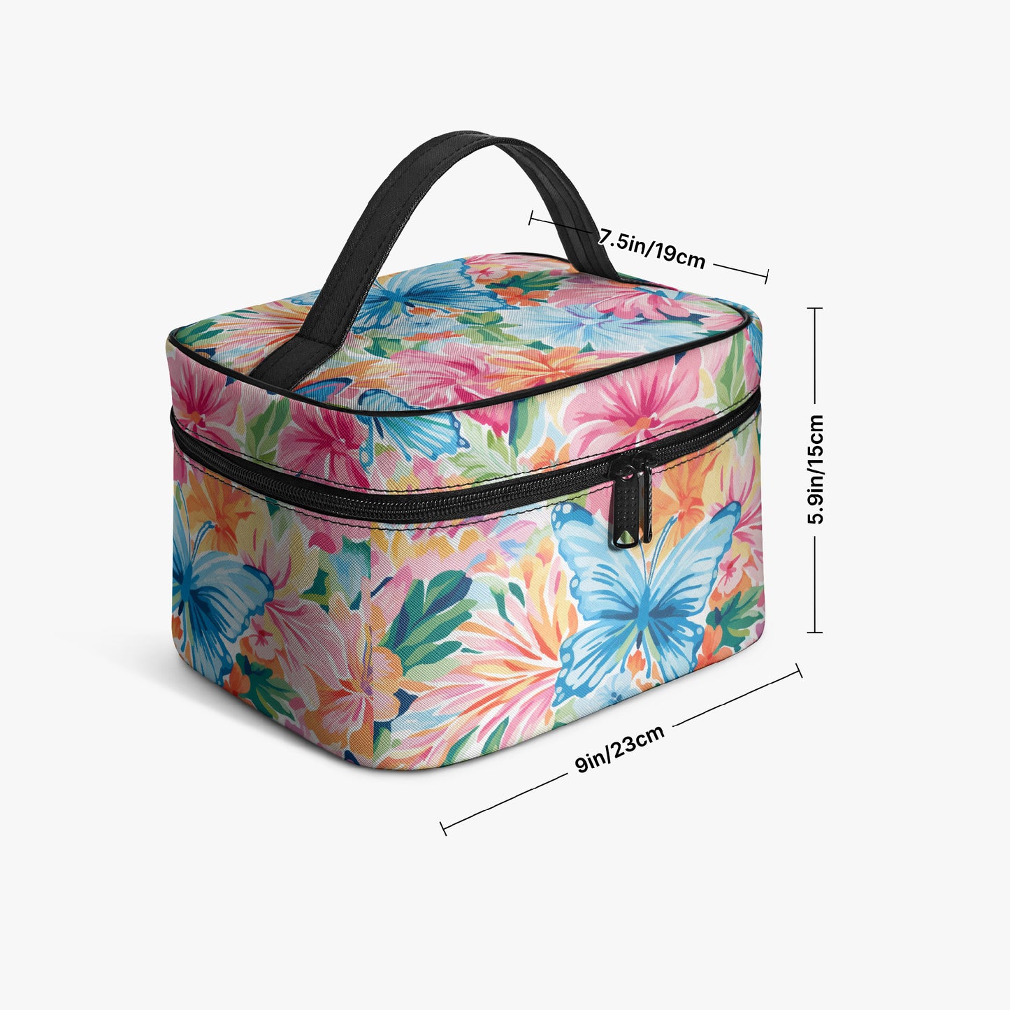 Große Kosmetiktasche - Blue Butterfly Kosmetiktasche JLR Design