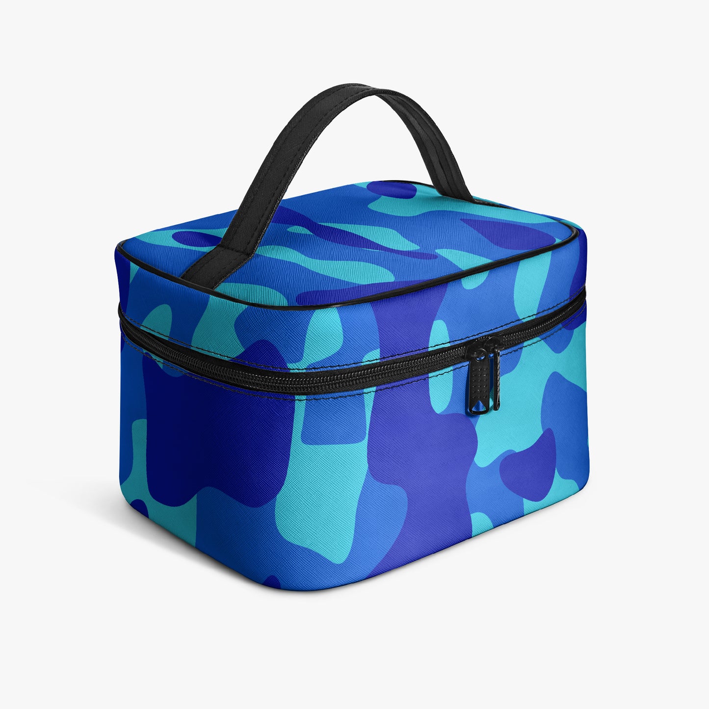 Große Kosmetiktasche - Blue Camouflage Kosmetiktasche JLR Design