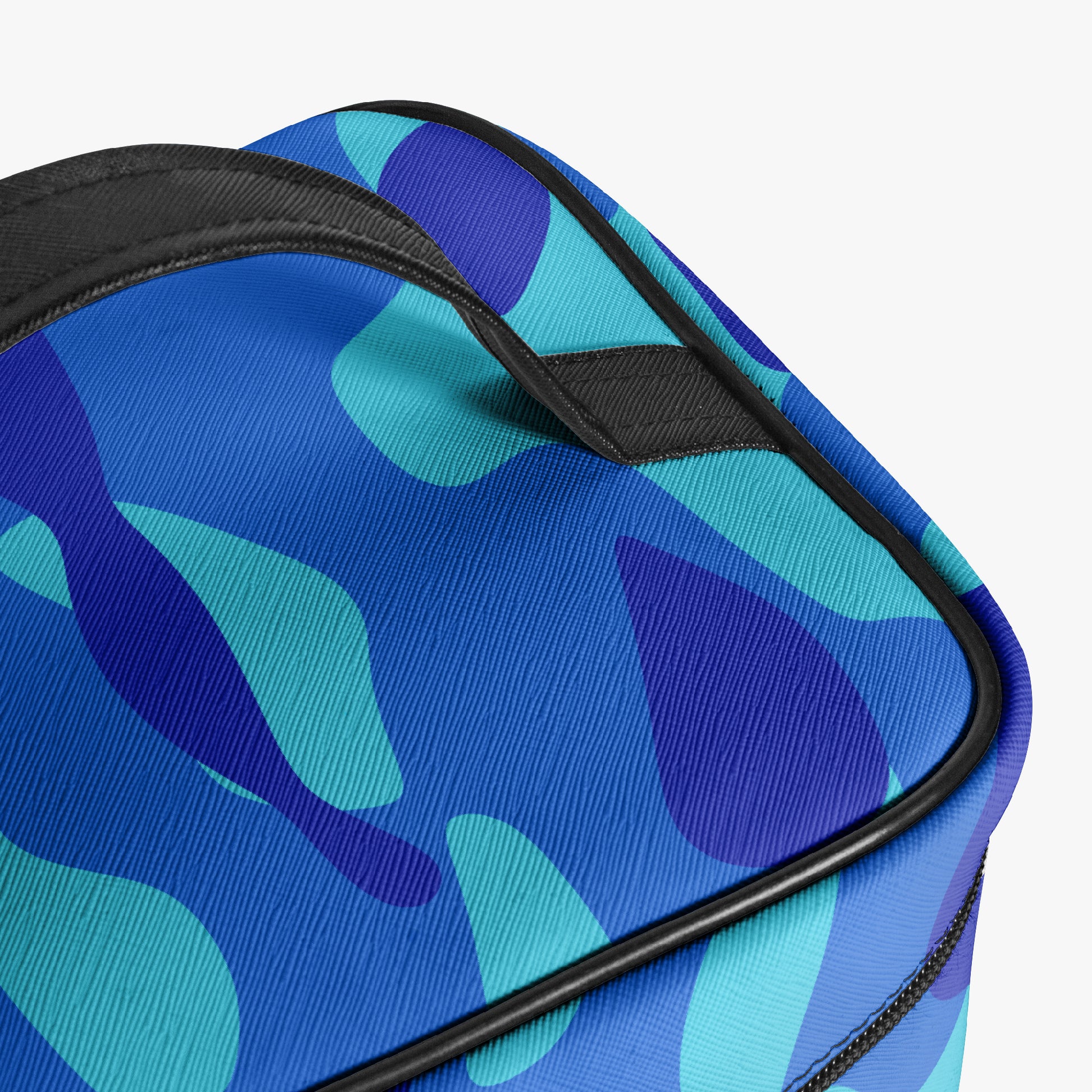 Große Kosmetiktasche - Blue Camouflage Kosmetiktasche JLR Design