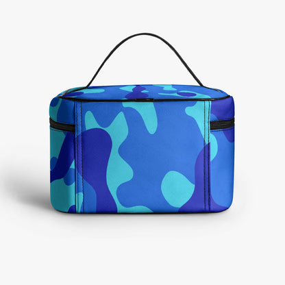 Große Kosmetiktasche - Blue Camouflage Kosmetiktasche JLR Design