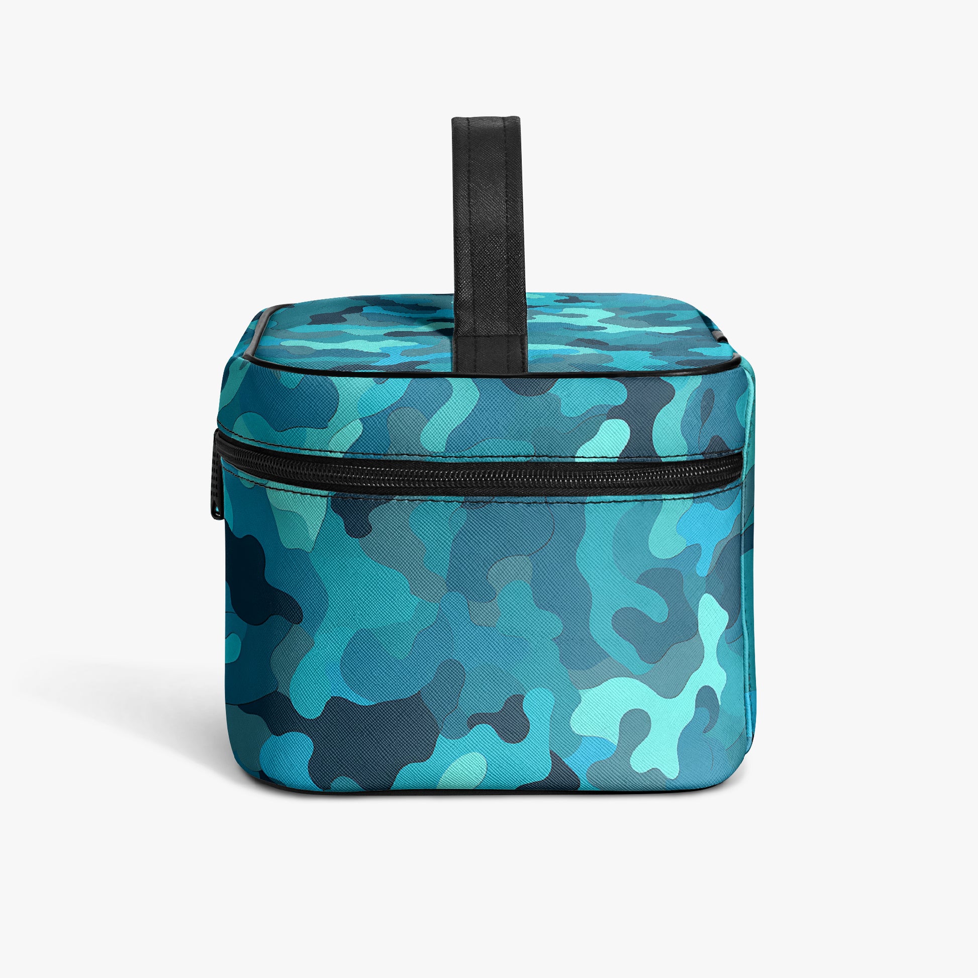 Große Kosmetiktasche - Blue Camouflage v1 Handbags JLR Design