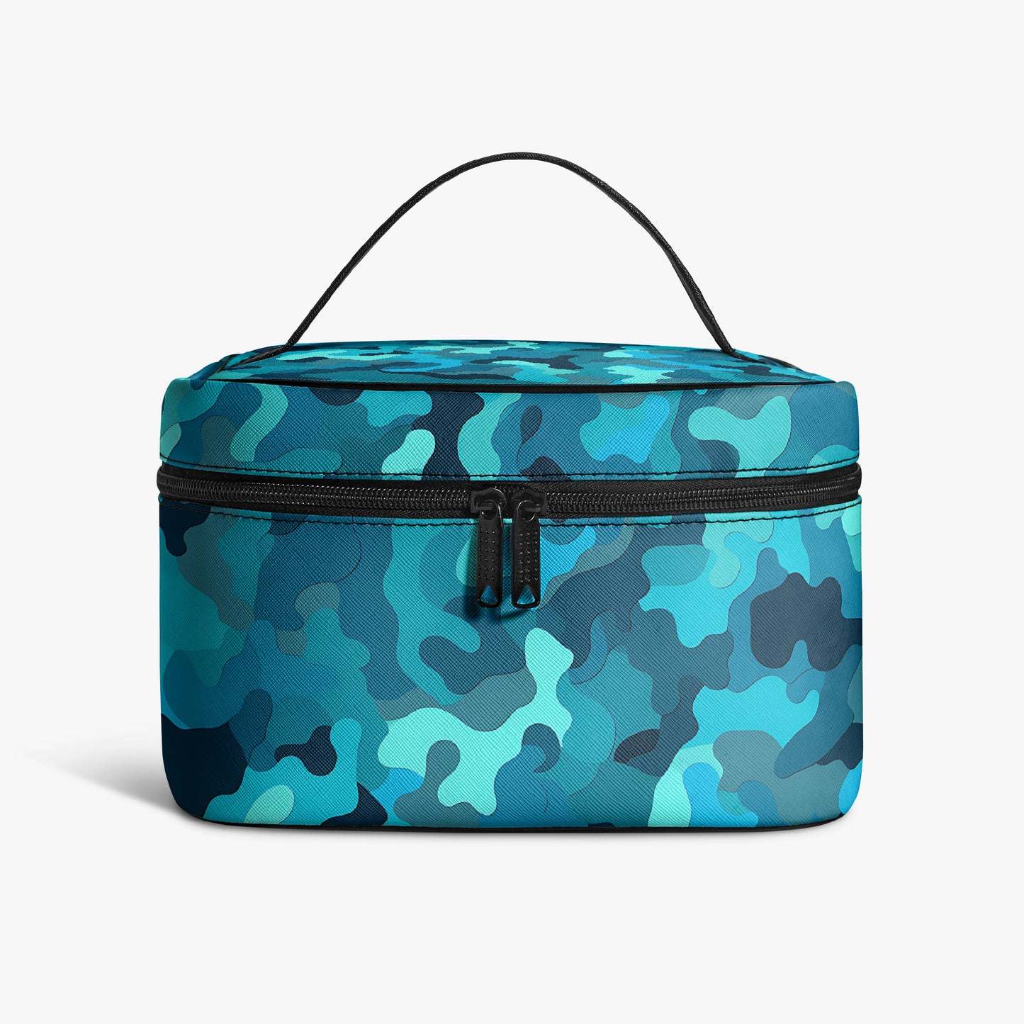 Große Kosmetiktasche - Blue Camouflage v1 Handbags JLR Design