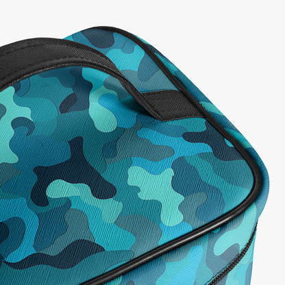 Große Kosmetiktasche - Blue Camouflage v1 Handbags JLR Design