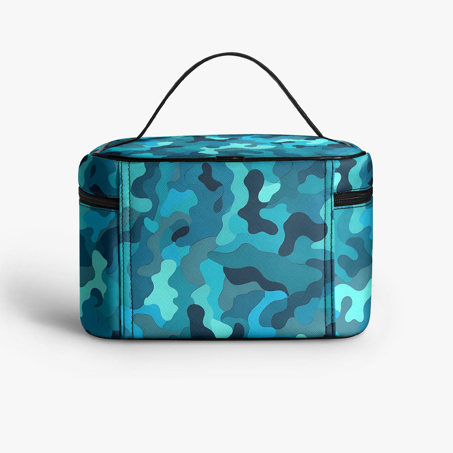 Große Kosmetiktasche - Blue Camouflage v1 Handbags JLR Design