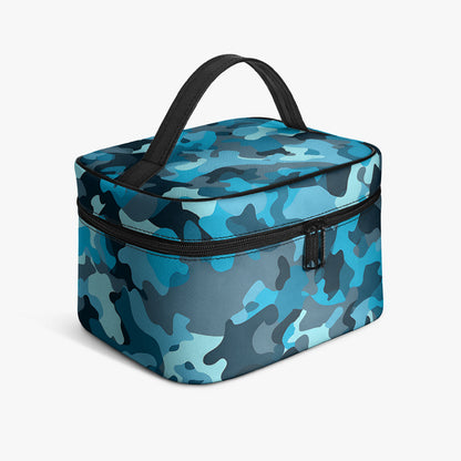 Große Kosmetiktasche - Blue Camouflage v2 Handbags JLR Design