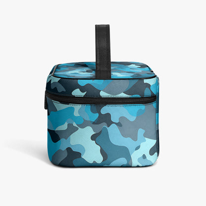 Große Kosmetiktasche - Blue Camouflage v2 Handbags JLR Design