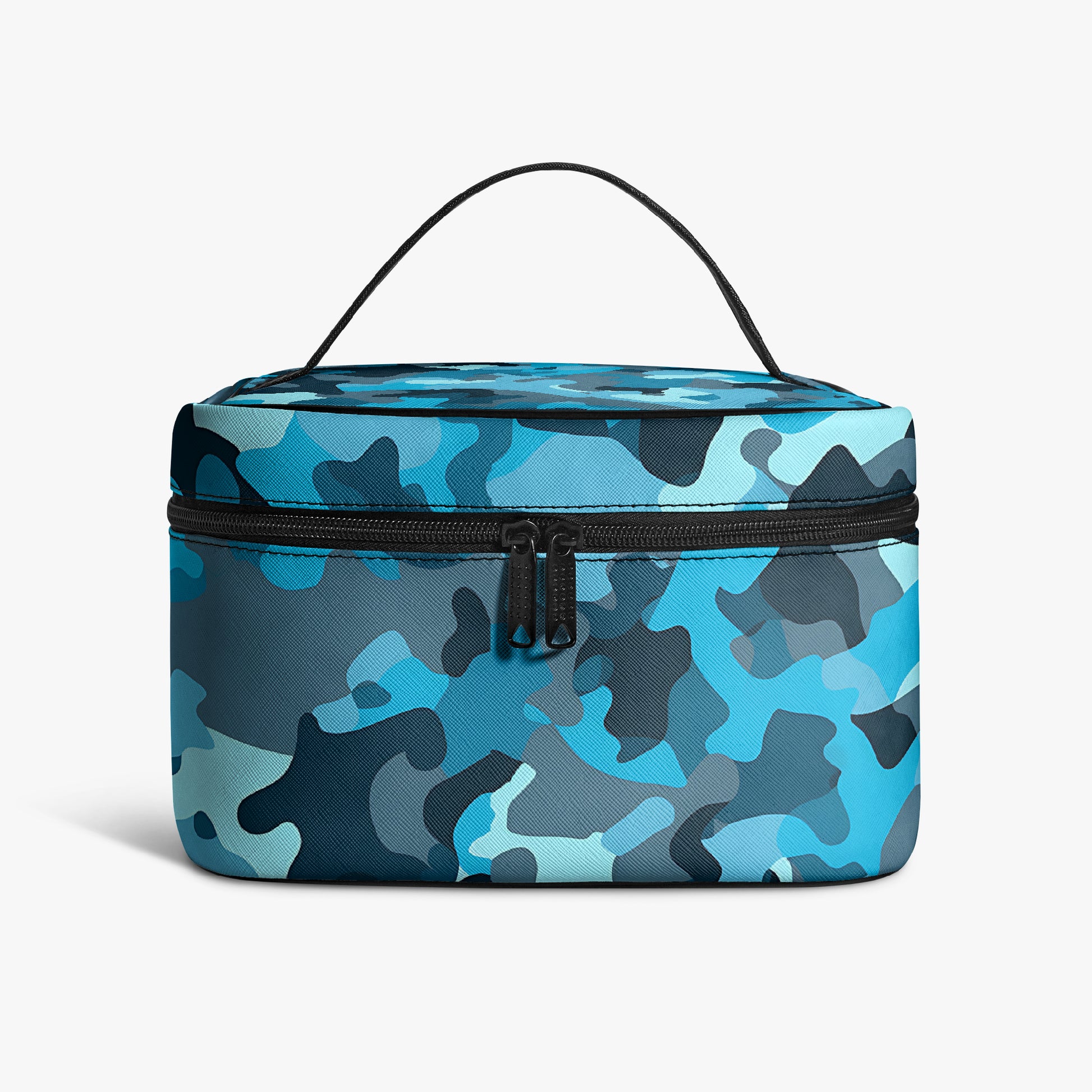 Große Kosmetiktasche - Blue Camouflage v2 Handbags JLR Design