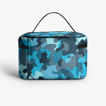 Große Kosmetiktasche - Blue Camouflage v2 Handbags JLR Design