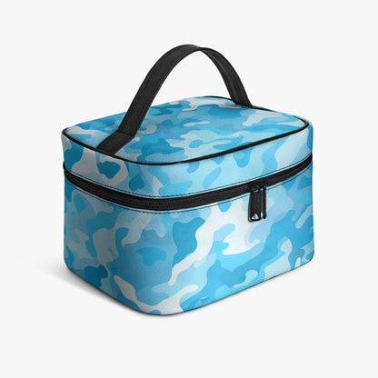 Große Kosmetiktasche - Blue Camouflage v3 Handbags JLR Design