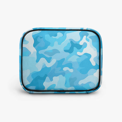 Große Kosmetiktasche - Blue Camouflage v3 Handbags JLR Design