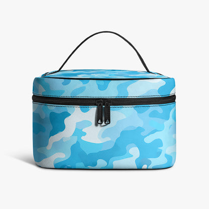 Große Kosmetiktasche - Blue Camouflage v3 Handbags JLR Design