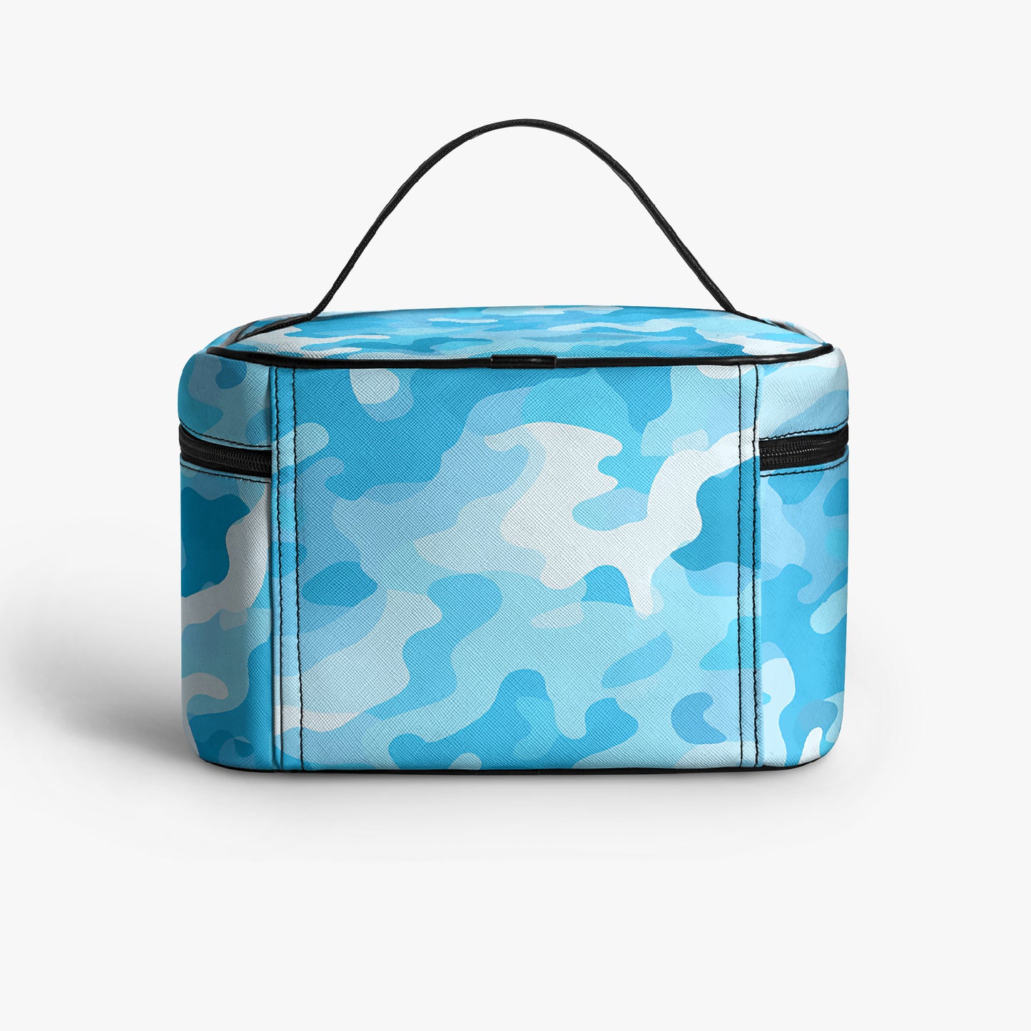 Große Kosmetiktasche - Blue Camouflage v3 Handbags JLR Design
