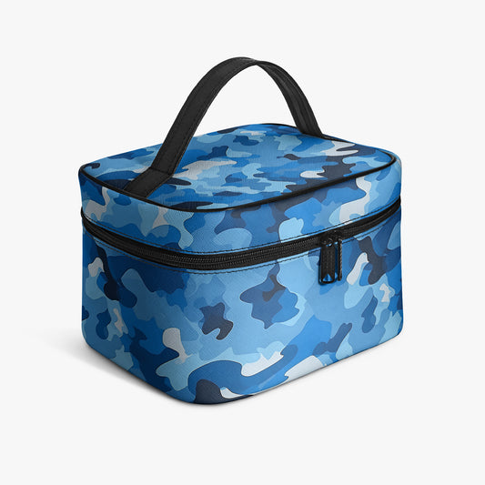 Große Kosmetiktasche - Blue Camouflage v4 Handbags JLR Design