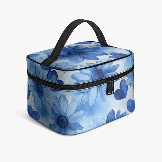 Große Kosmetiktasche - Blue Flower Kosmetiktasche JLR Design